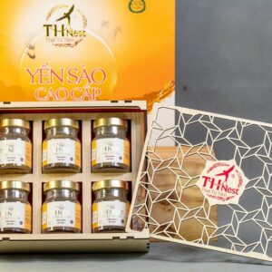 Yến chưng hạt sen hộp gỗ