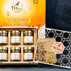 Yến chưng nhân sâm hộp gỗ